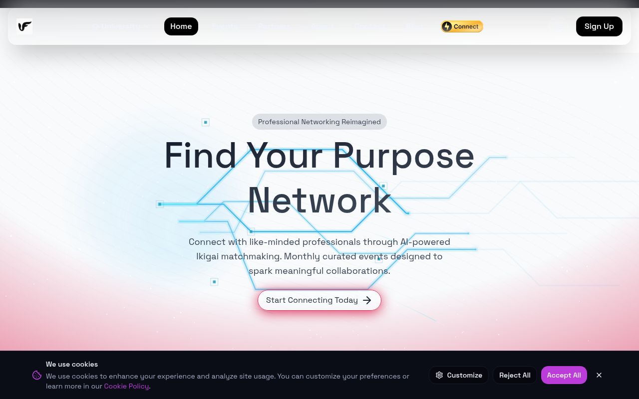 VFitter homepage screenshot