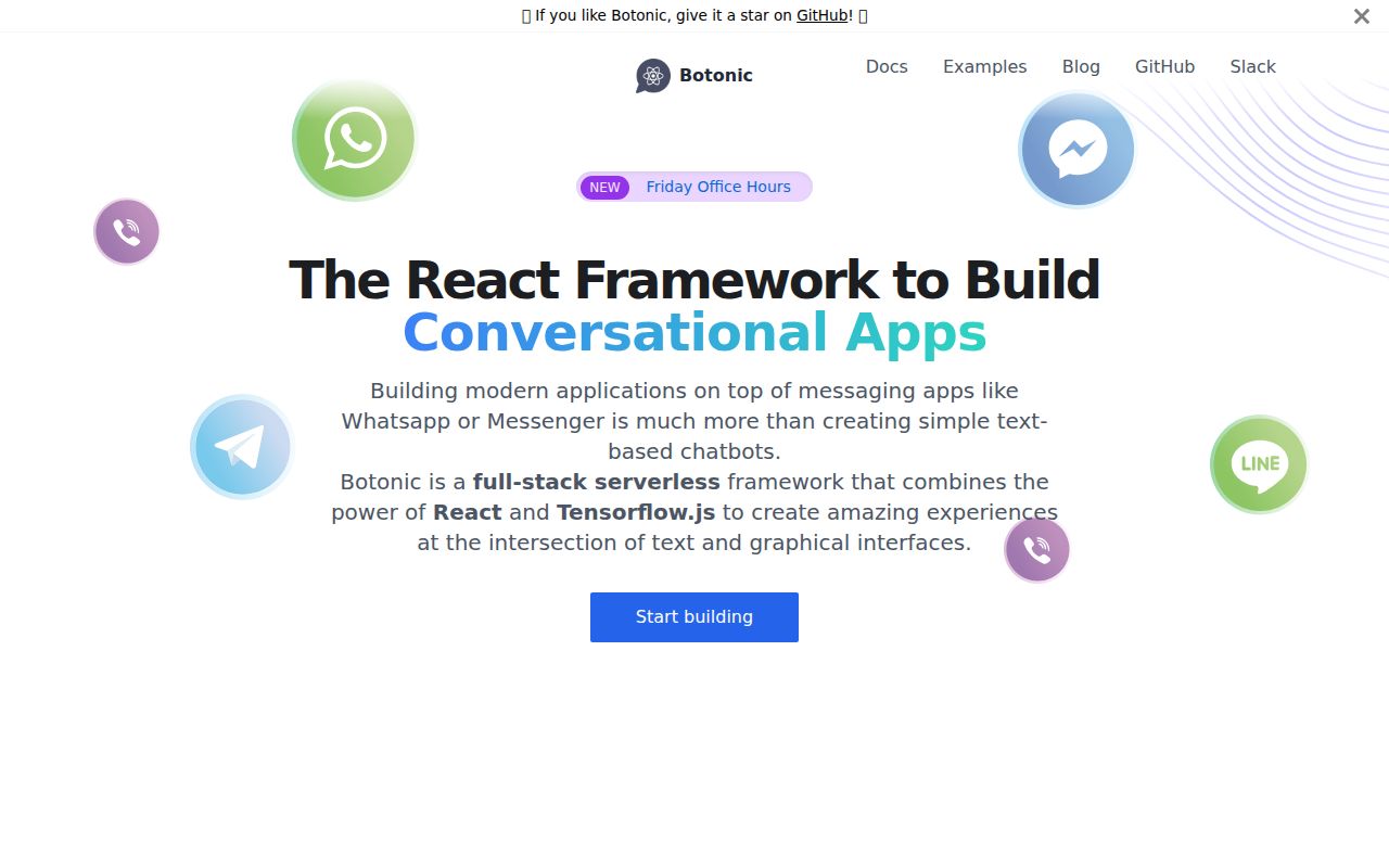Botonic homepage screenshot
