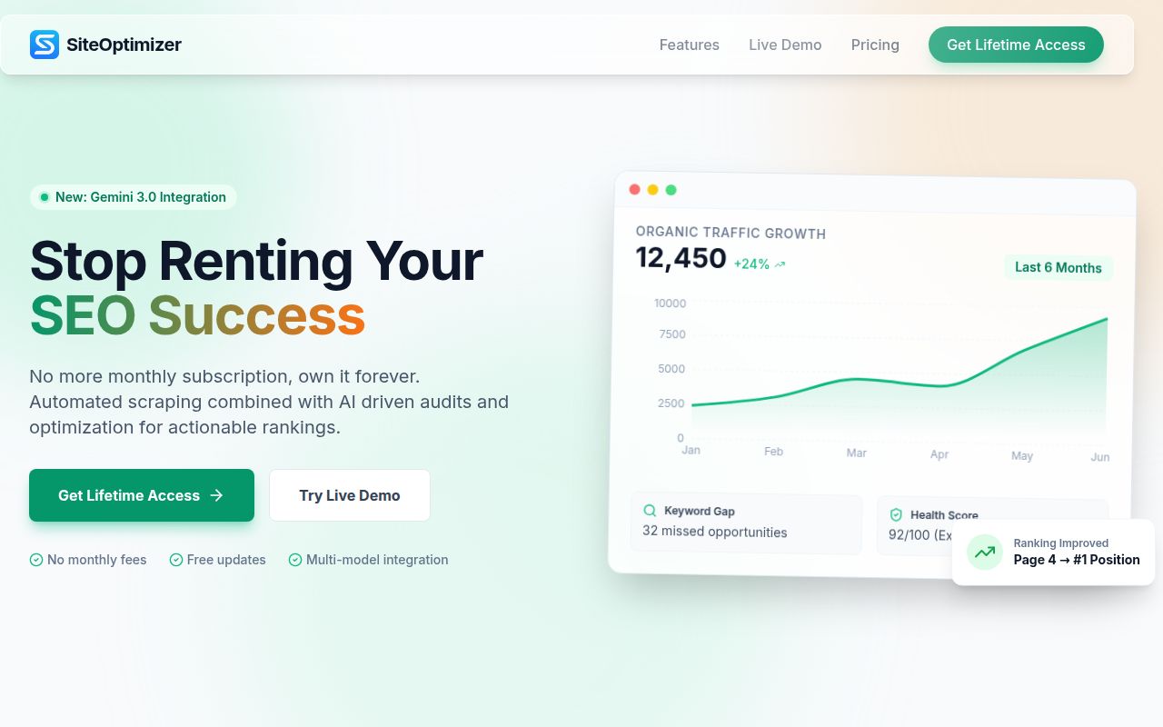 SEOCopy homepage screenshot