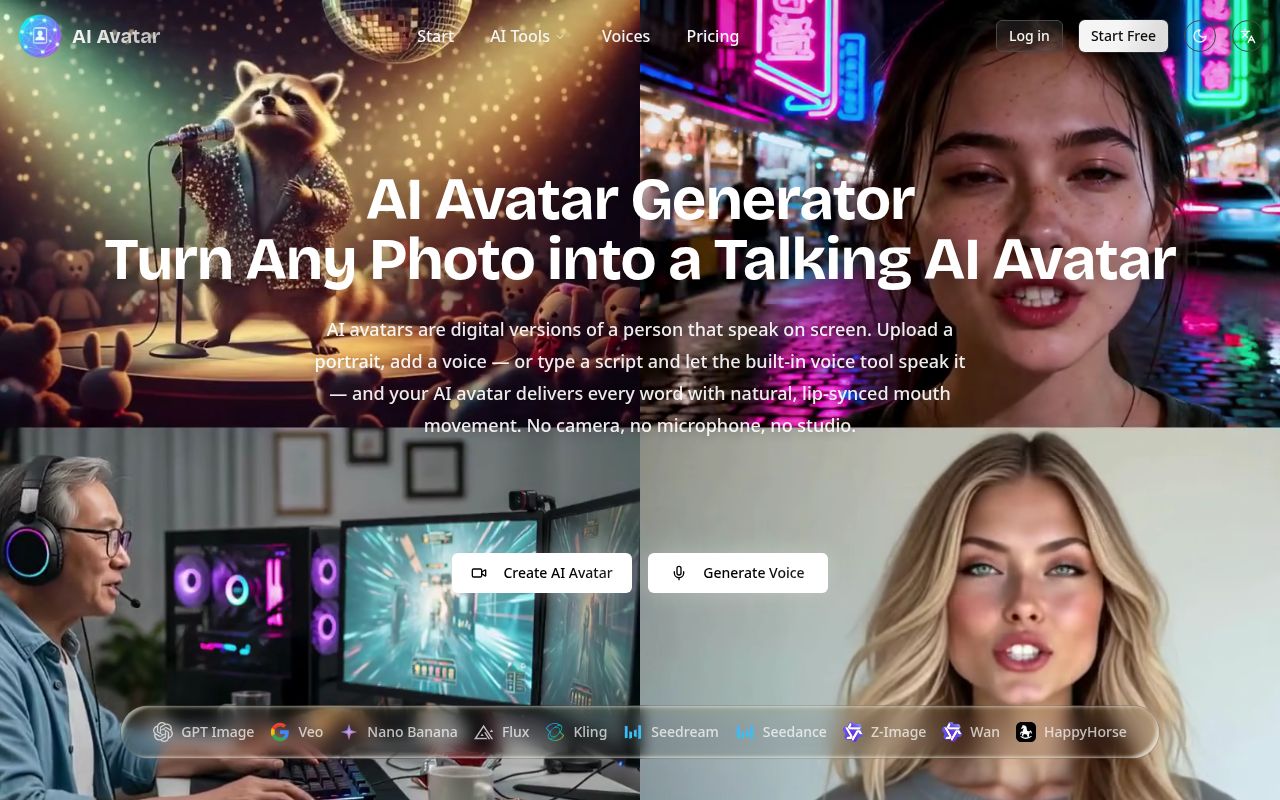 No-code AI Model Builder homepage screenshot
