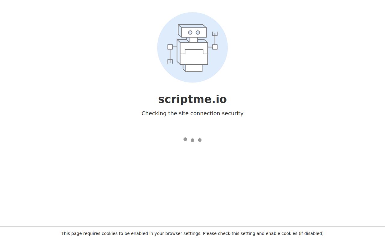 ScriptMe homepage screenshot