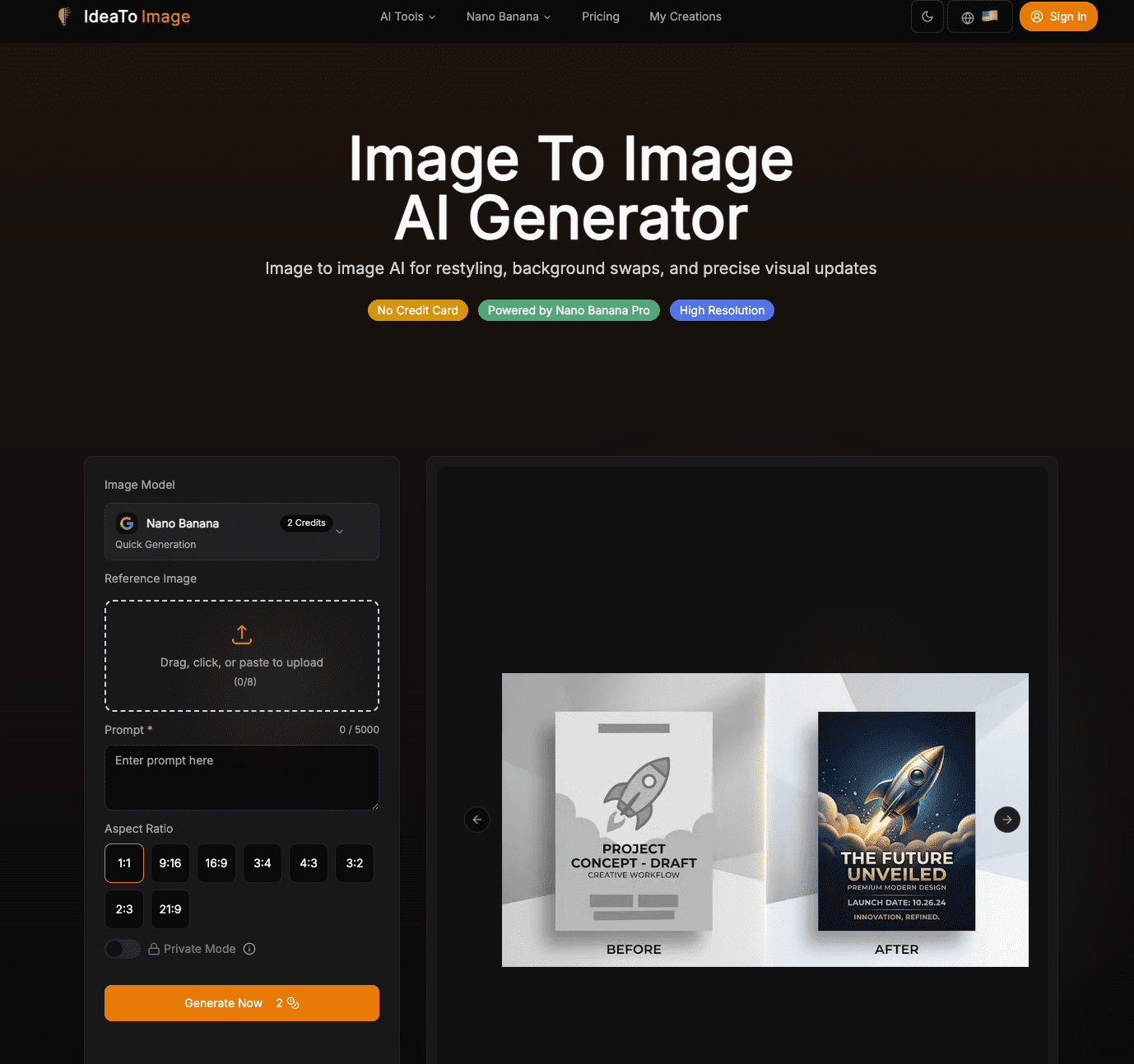 Image To Image AI Generator logo