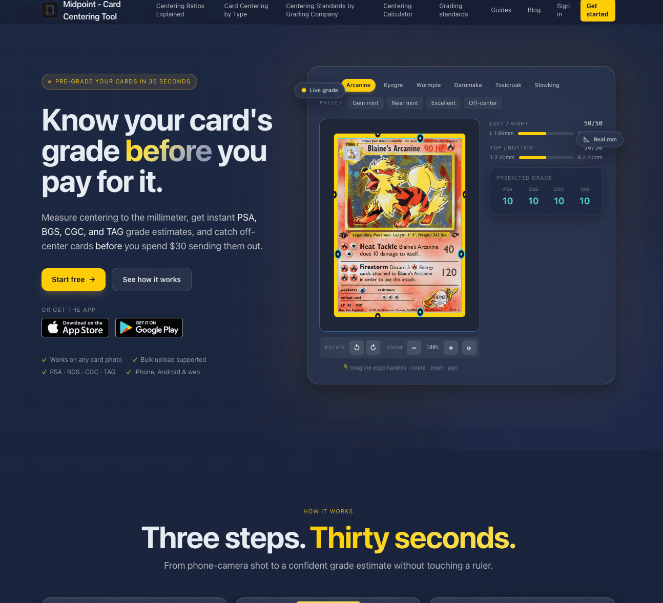 Midpoint – Card Centering Tool logo