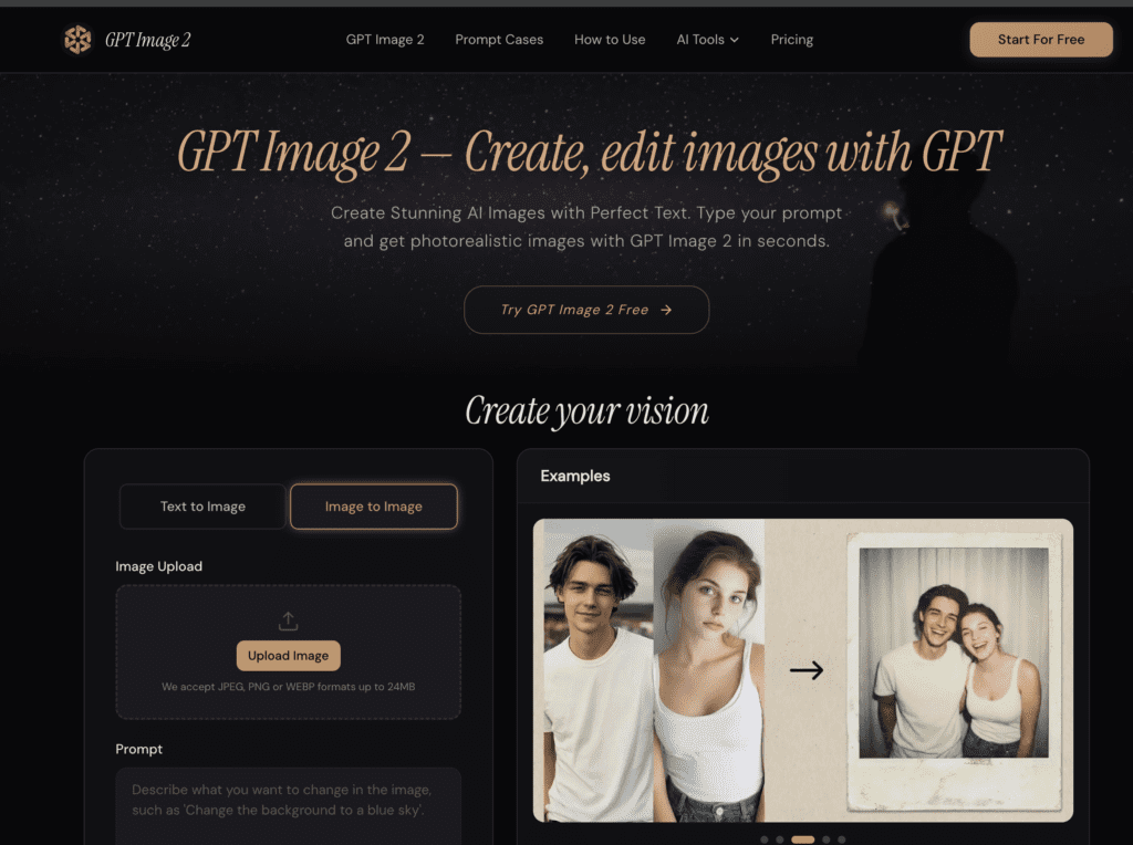 GPT Image 2 — Free AI Image Generator & Photo Editor logo