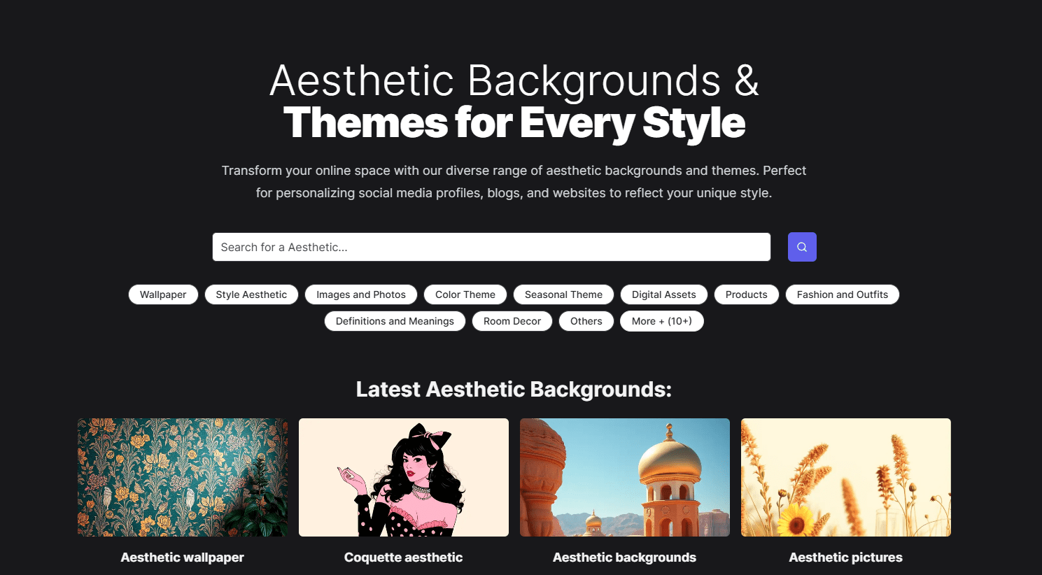 Aesthetic Background logo