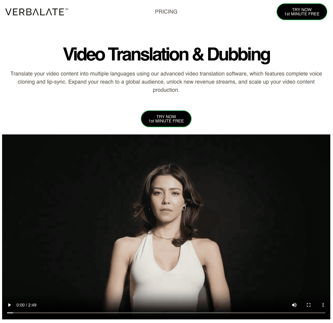 Verbalate Video Translator logo