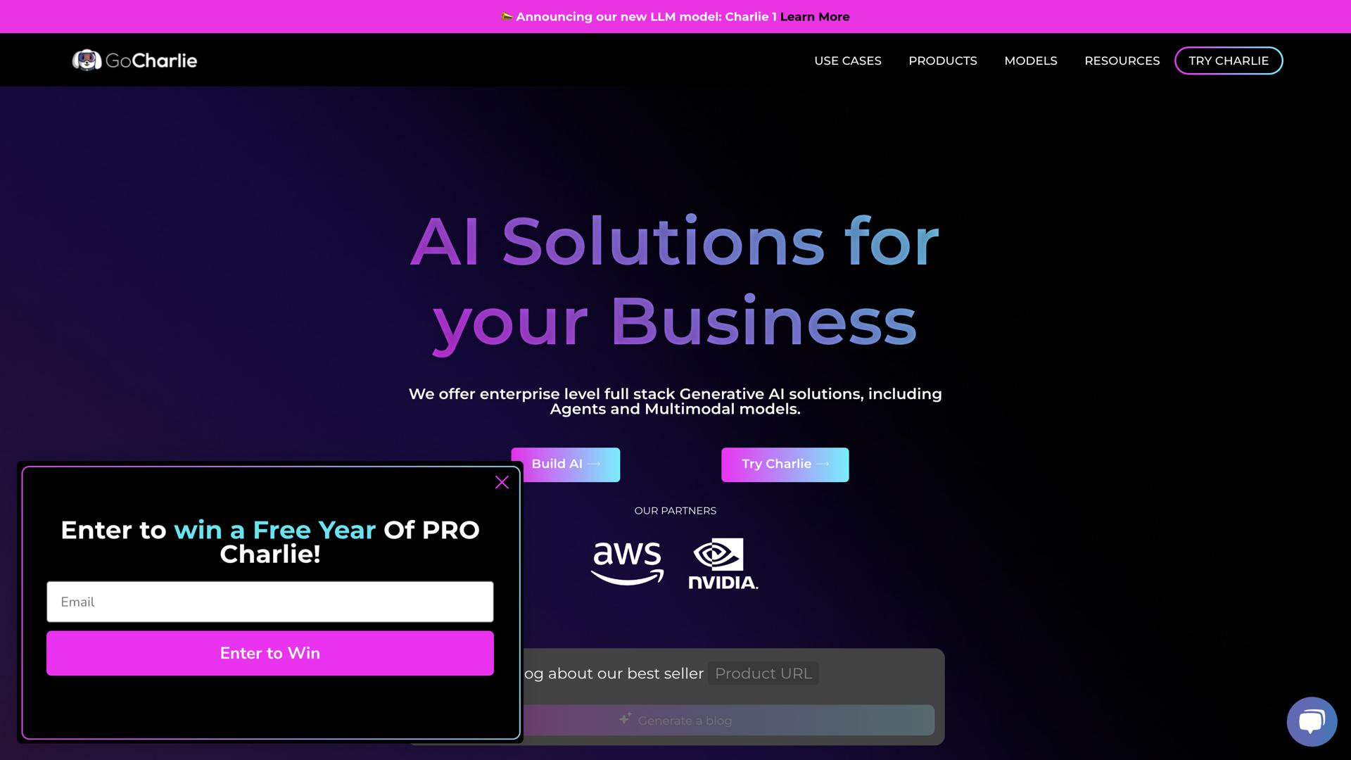 GoCharlie AI logo