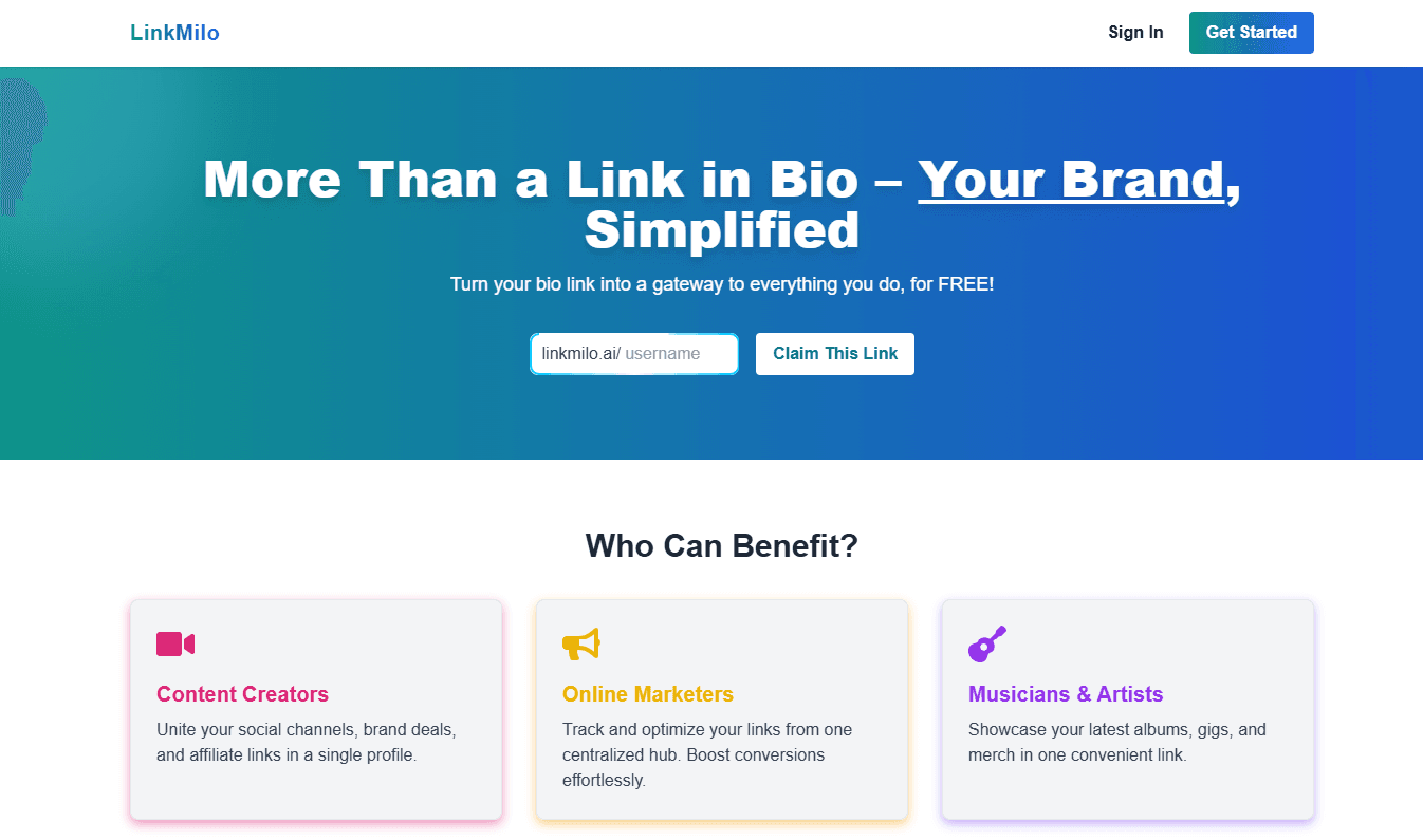 LinkMilo.ai logo