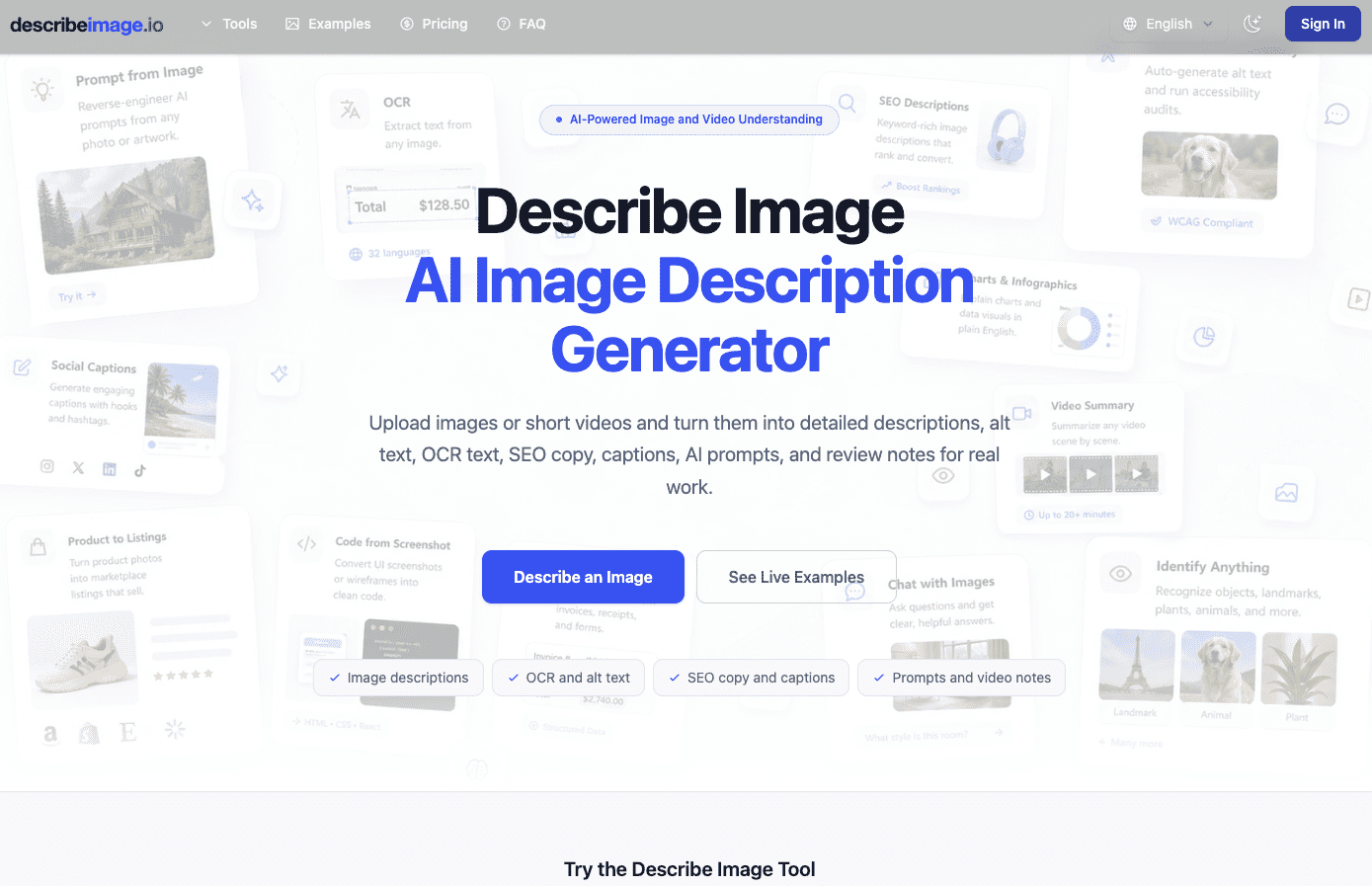Describe Image logo
