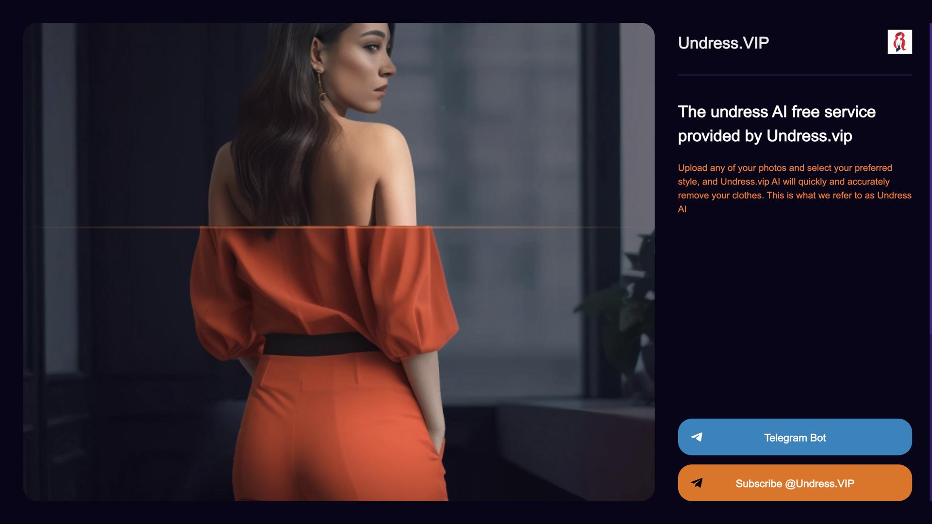 Undress.Vip – Deepfake logo