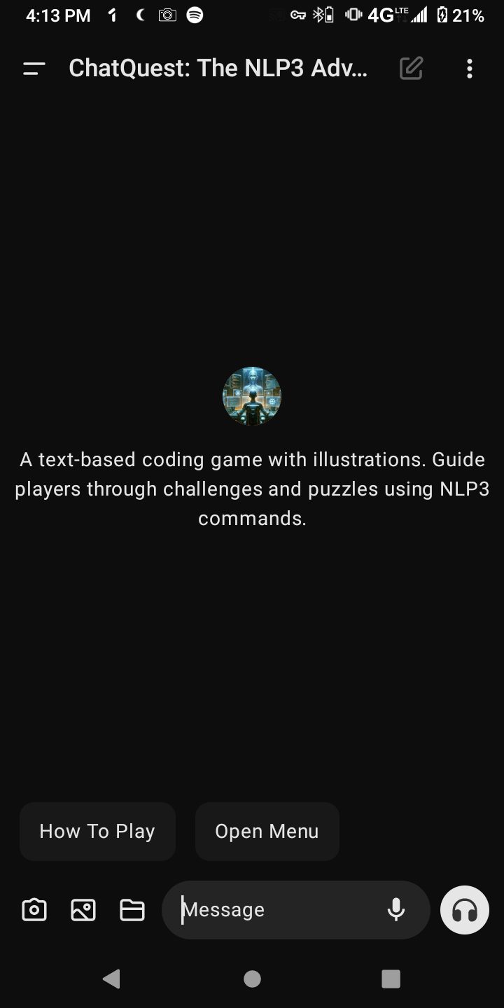 ChatQuest: The NLP3 Adventure logo