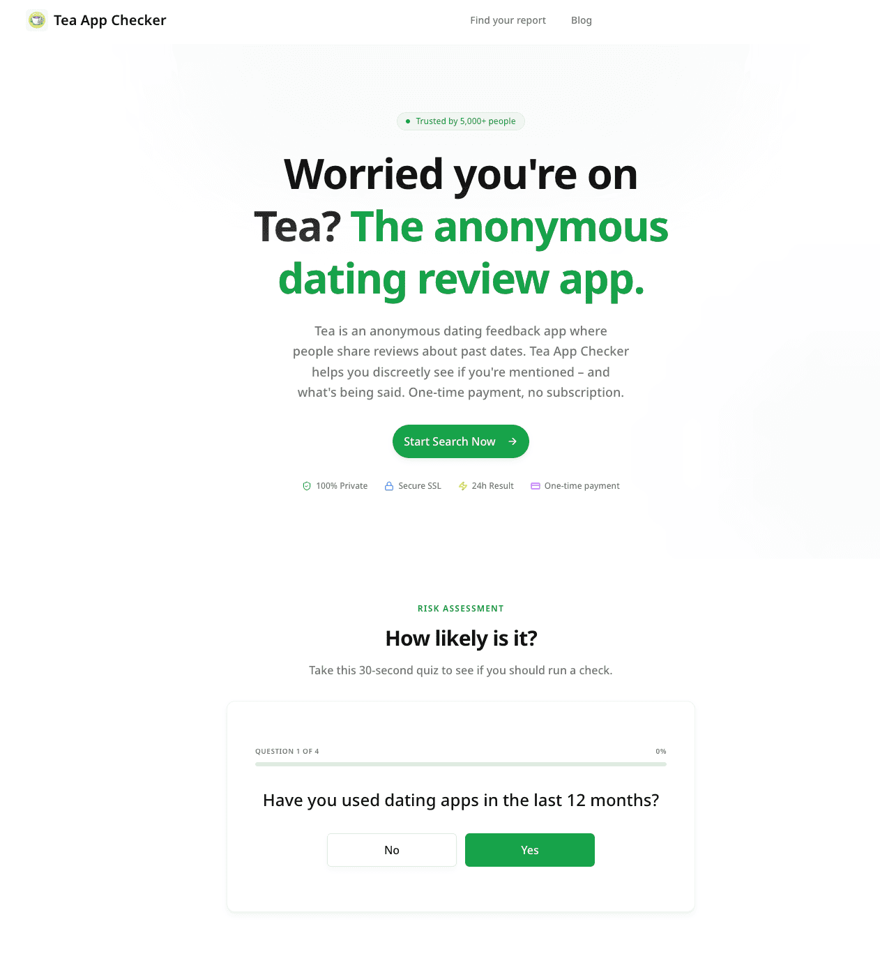 Tea App Checker logo