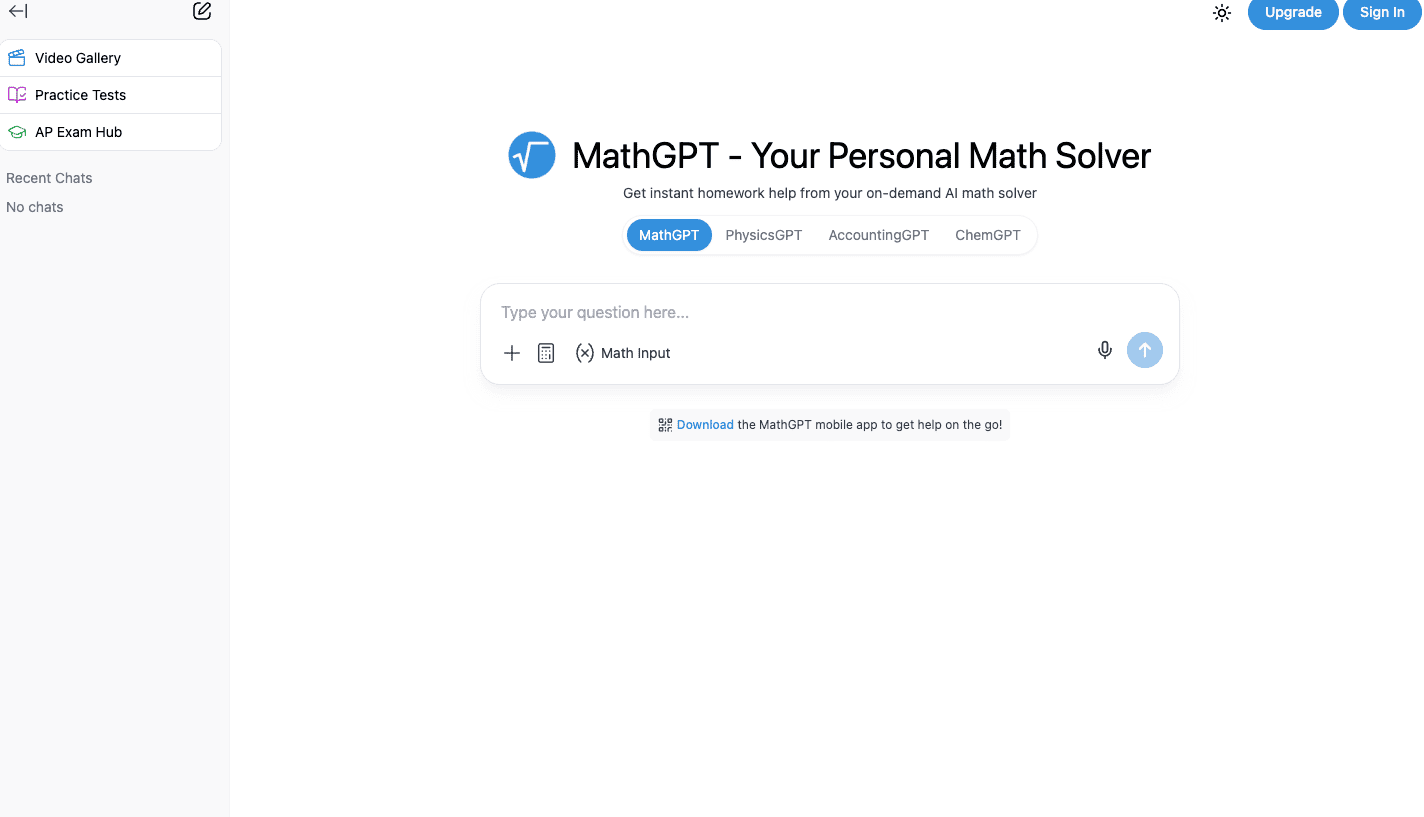 MathGPT – AI Math Solver logo