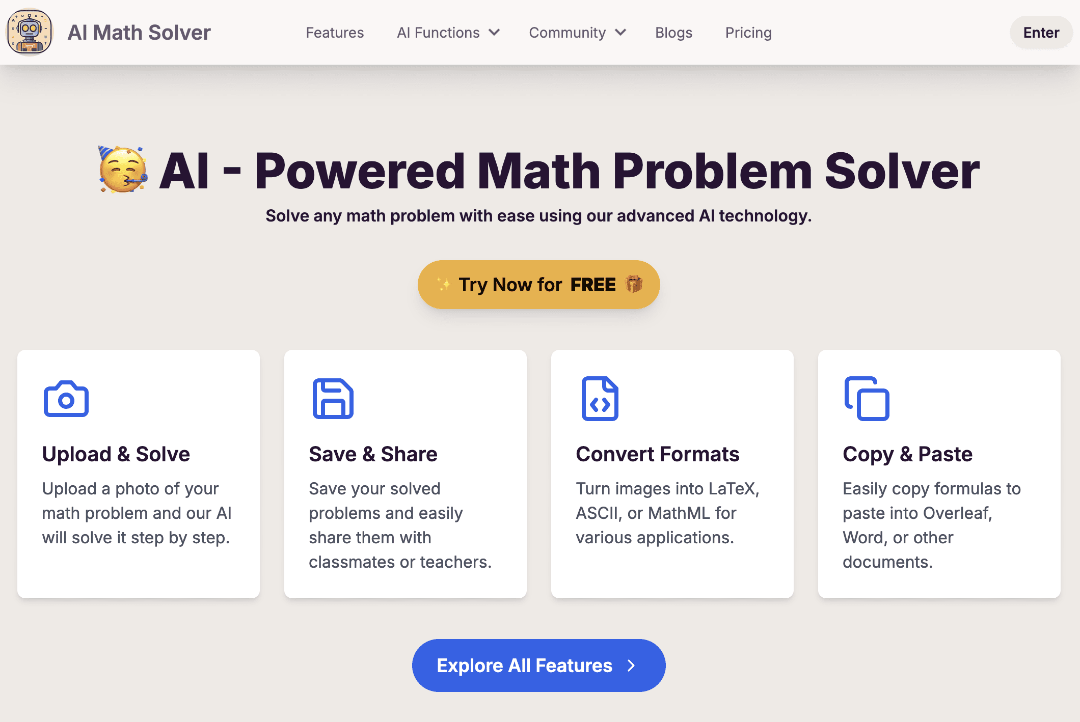 AI Math Solver logo