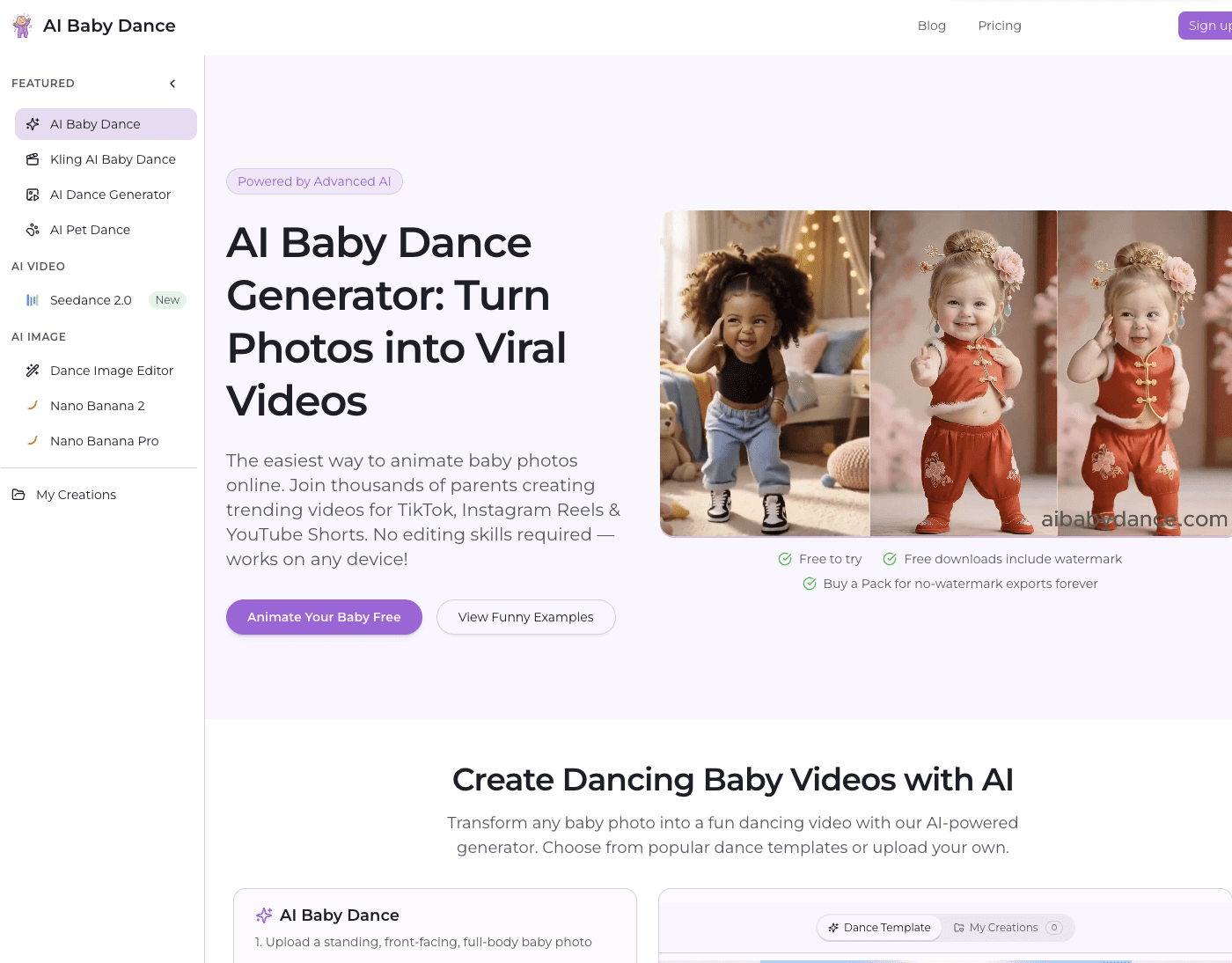 AI Baby Dance logo