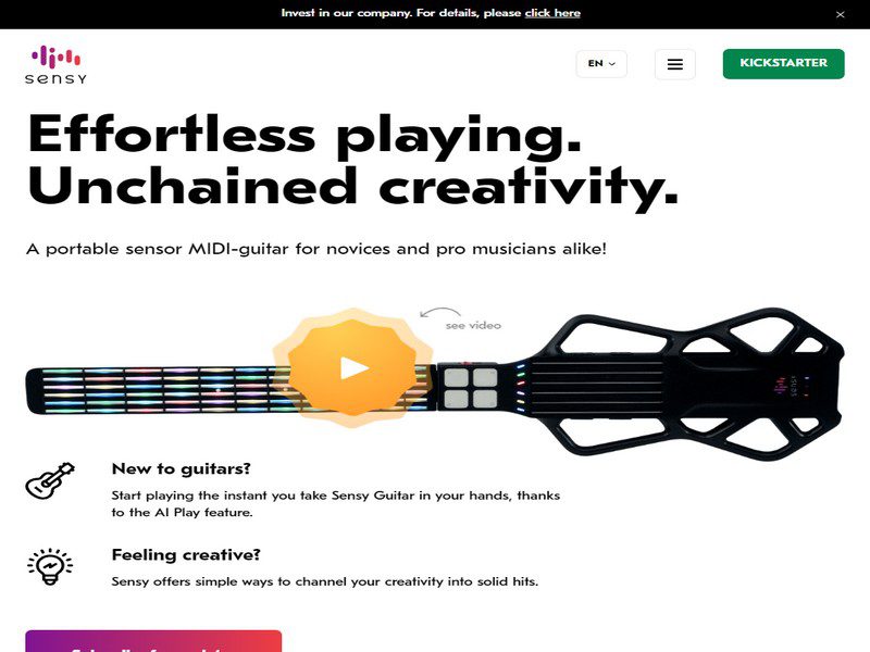 Sensy Guitar logo