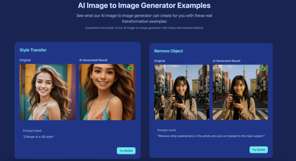 AI Image to Image Generator logo