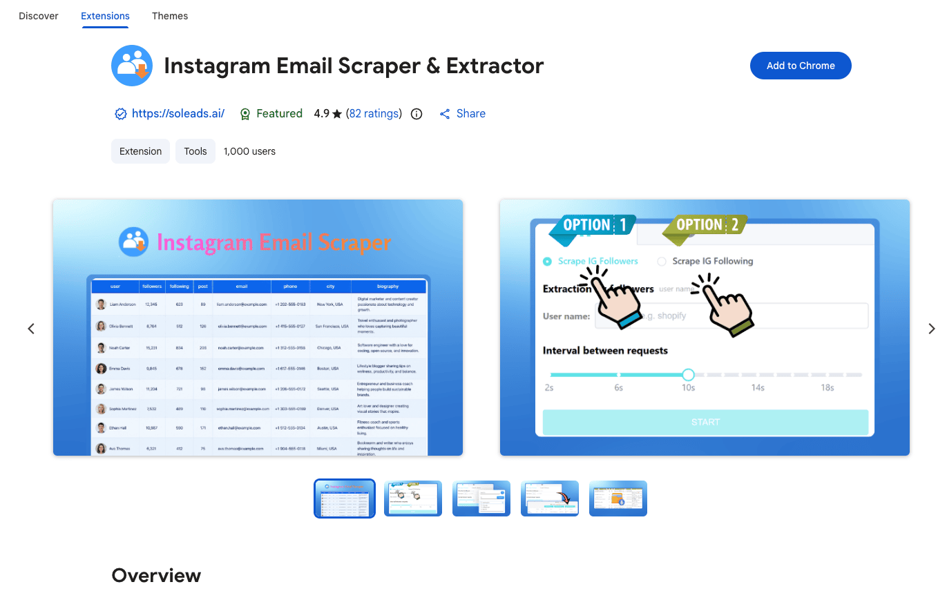 Instagram Email Scraper logo