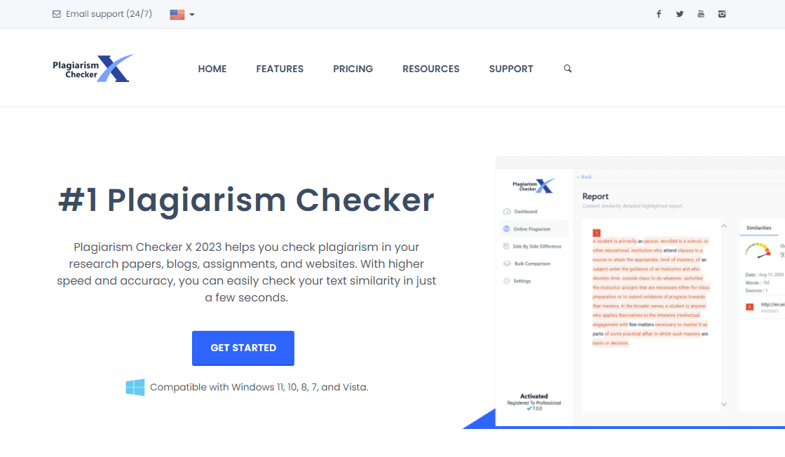 PlagiarismCheckerX logo