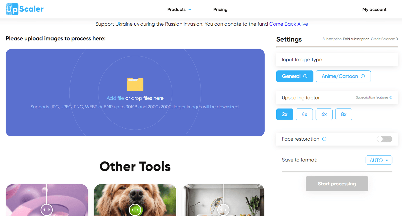 Image Upscaler screenshot